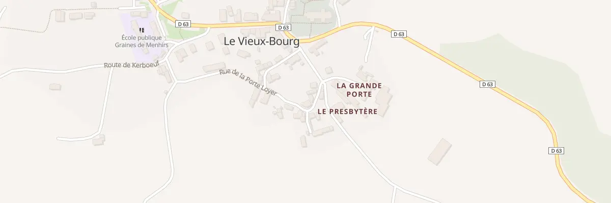 Plan du 8 Rue de la Porte Loyer au Vieux-Bourg