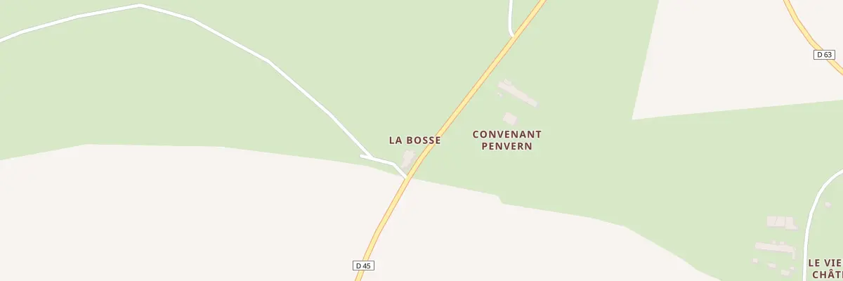 Plan du 1 La Bosse à Saint-Gildas