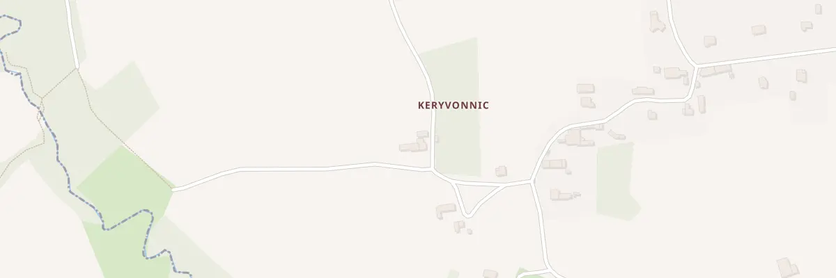Plan du 29 Keryvonnic à Pludual