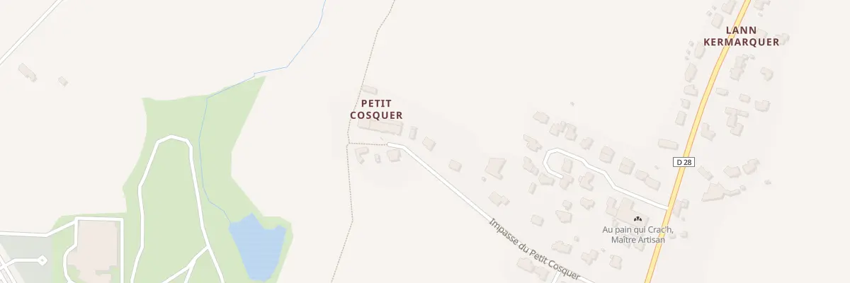 Plan du 18 Imp du Petit Cosquer à Crach