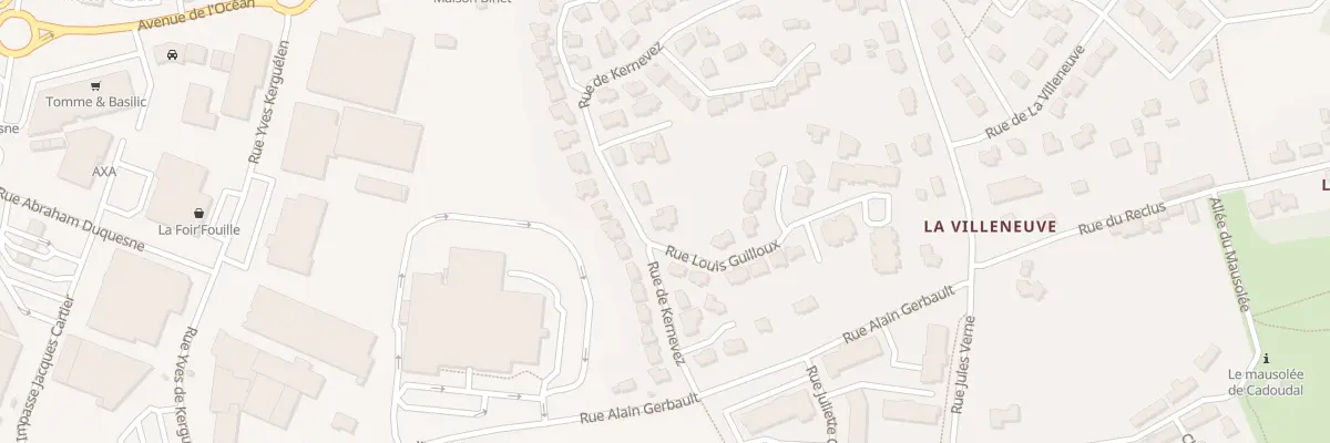 Plan du 10 Rue de Kernevez à Auray