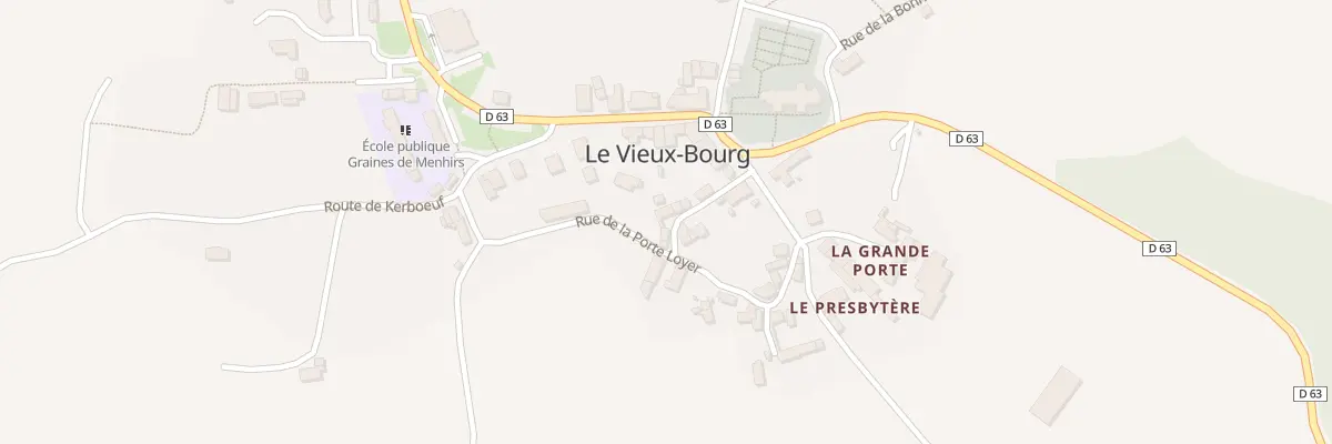 Plan du 8 Rue Notre Dame au Vieux-Bourg