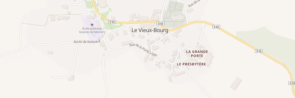Plan du 10 Rue Notre Dame au Vieux-Bourg
