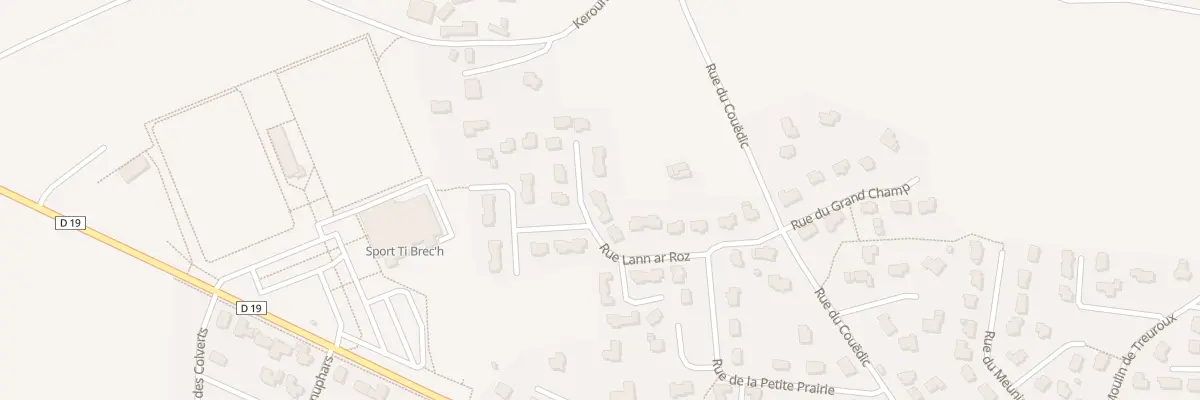 Plan du 2 Imp Lann ar Roz à Brech