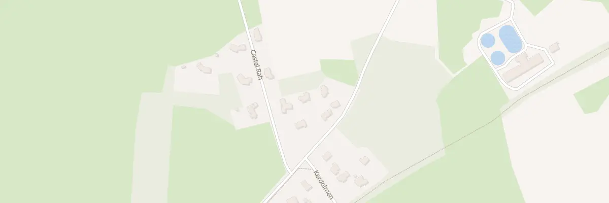Plan du 2T Ham de Castel Rah à Crach