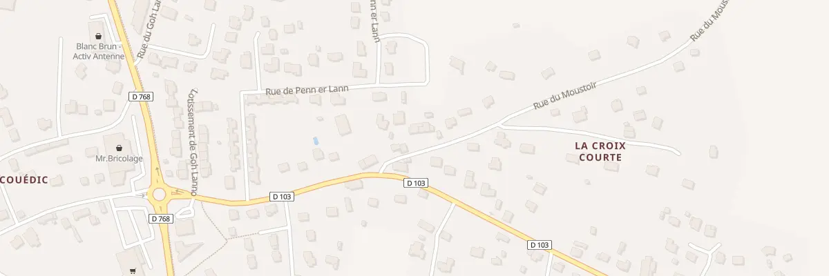 Plan du 9 Rue du Moustoir à Pluvigner