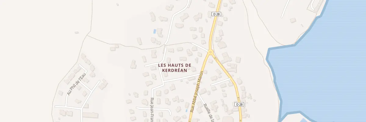Plan du 14 Rue des Hauts de Kerdrean à Saint-Philibert