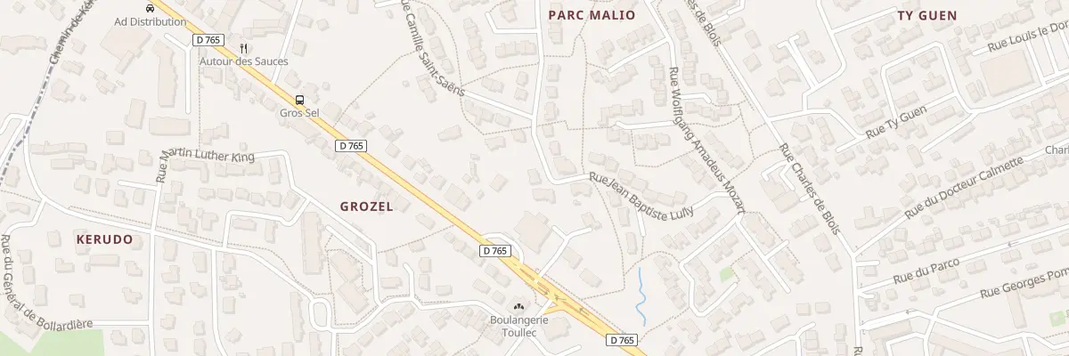 Plan du 28 Rue Hector Berlioz à Auray