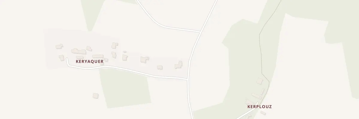 Plan du 6622 Keriaquer à Brech