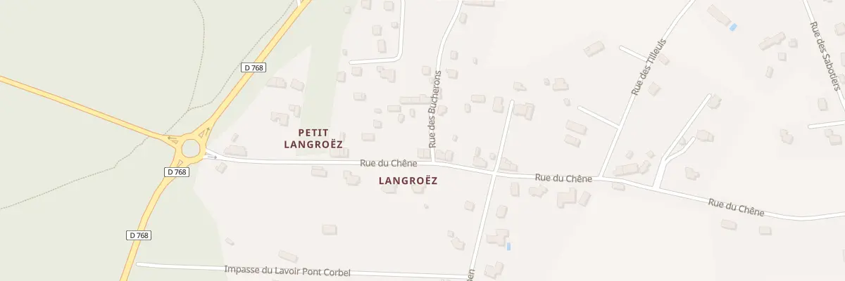 Plan du 122 Rue du Chene à Camors