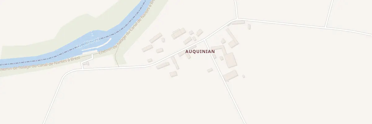 Plan du 13 Auquinian à Neulliac