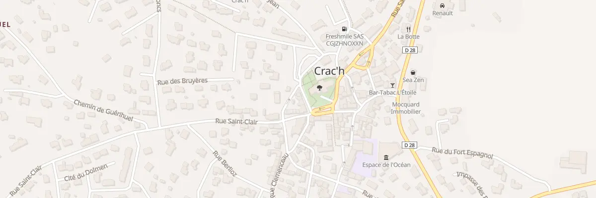 Plan du 17 Pl de l’Eglise à Crach