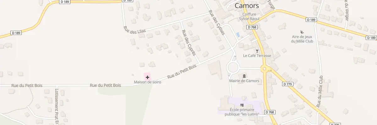 Plan du 6 Rue du Petit Bois à Camors