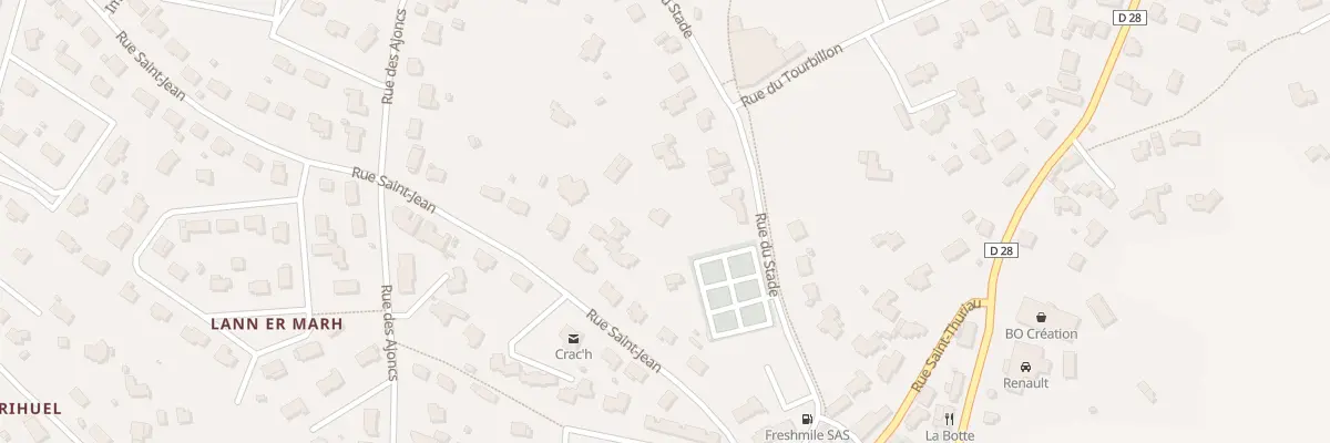 Plan du 7 Rue du Stade à Crach