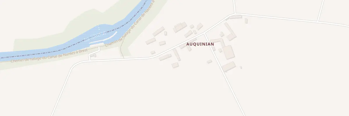 Plan du 15 Auquinian à Neulliac