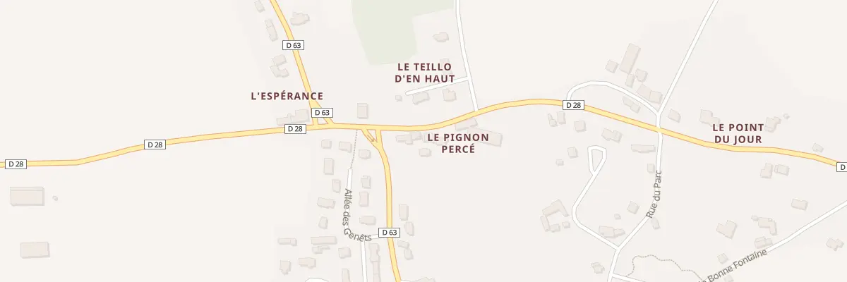 Plan du 5058 La Maison Neuve au Vieux-Bourg