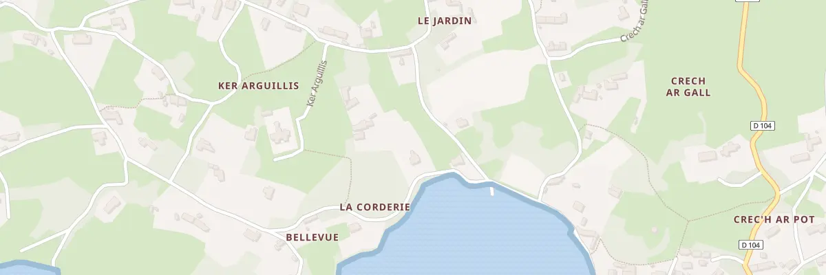Plan du 29 Kerarguillis à Île-de-Bréhat