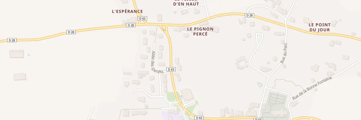 Plan du 20 Rue du Menhir au Vieux-Bourg