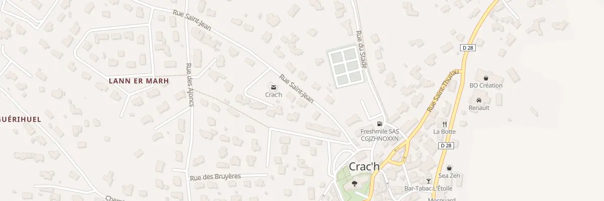 Plan du 5 Rue Saint Jean à Crach
