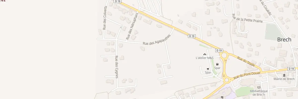 Plan du 5 Rue des Agapanthes à Brech