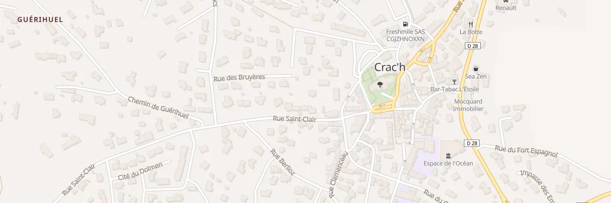 Plan du 2B Pl Abbé Marcel Jego à Crach