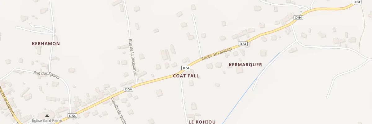 Plan du 5058 Coat Fall à Pléhédel
