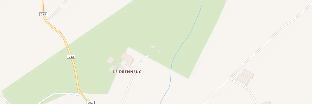 Plan du 5079 Le Drenneue au Vieux-Bourg