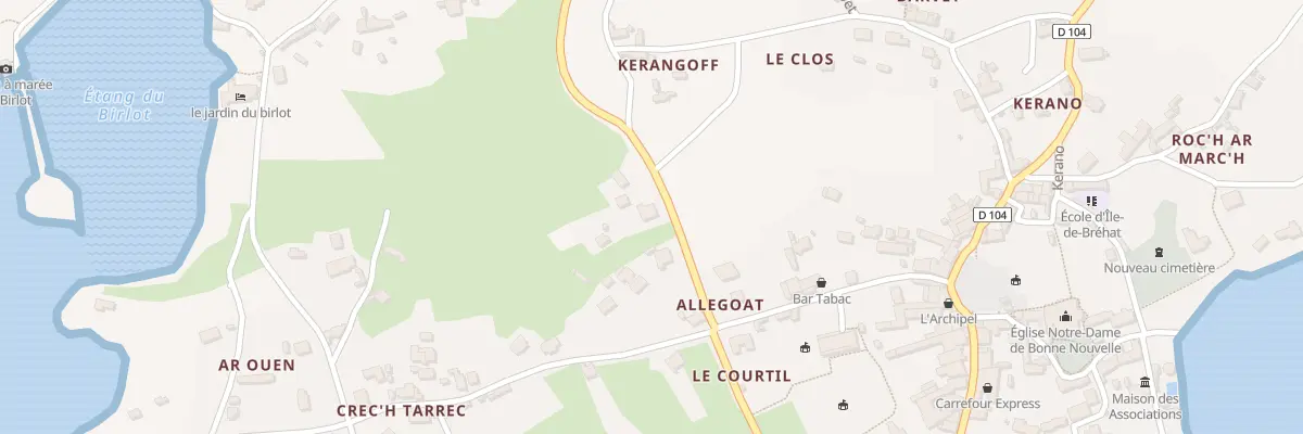 Plan du 5509 Allegoat à Île-de-Bréhat