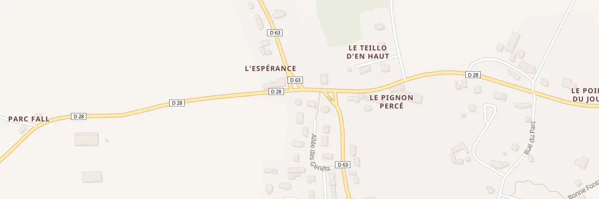 Plan du 5055 L’Espérance au Vieux-Bourg