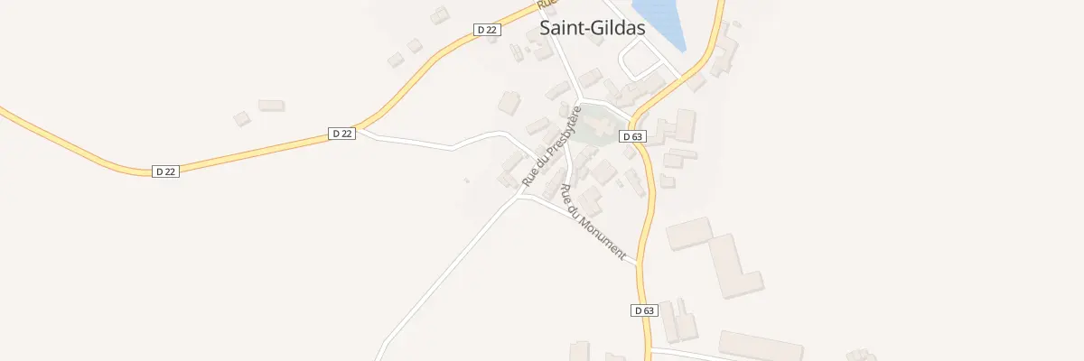 Plan du 6 Rue du Monument à Saint-Gildas