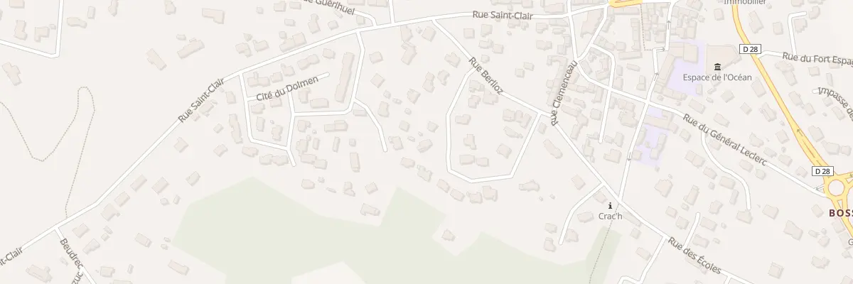 Plan du 8 Rue Mozart à Crach