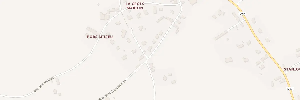Plan du 20 Rue de la Croix Marion à Bringolo