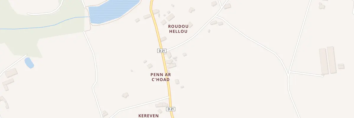 Plan du 5272 Kerderrien à Pléhédel