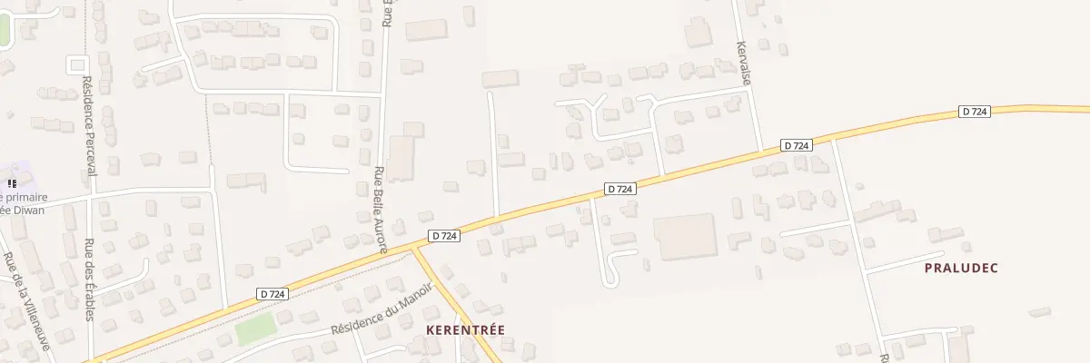 Plan du 835A Rue de Kerentree à Baud