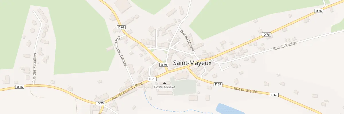 Plan du 4 Pl du Centre à Saint-Mayeux