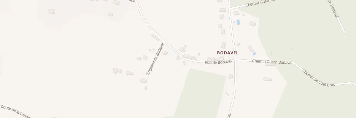 Plan du 58 Rue de Bodavel à Camors