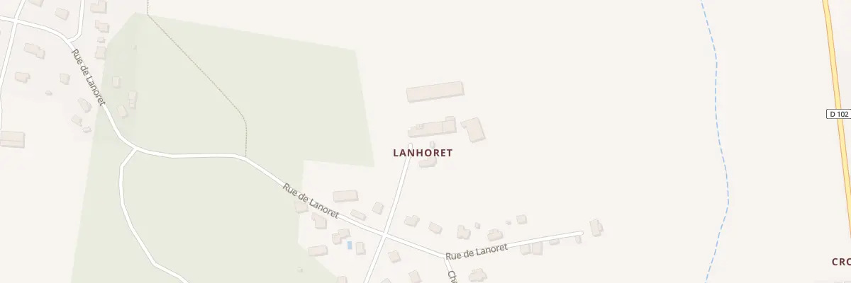 Plan du 5329 Lanoret à Pluvigner