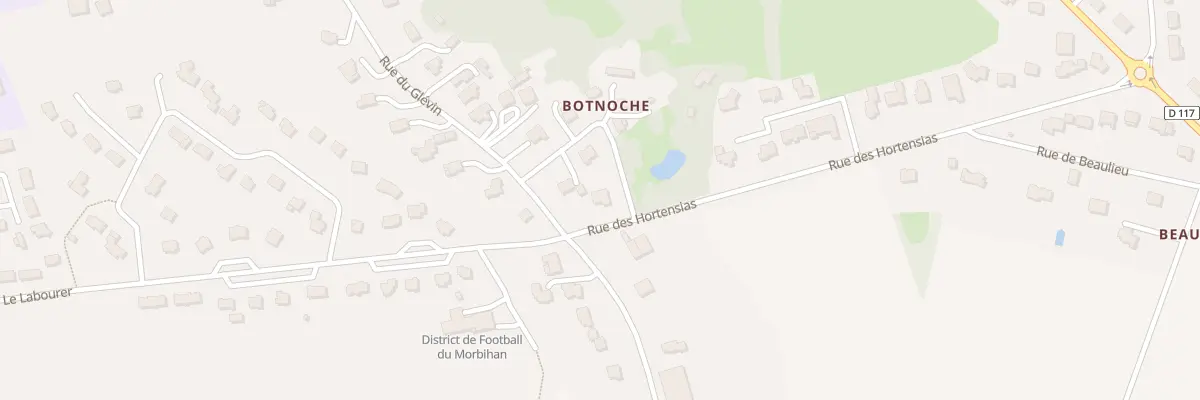 Plan du 14 Rue des Hortensias à Baud