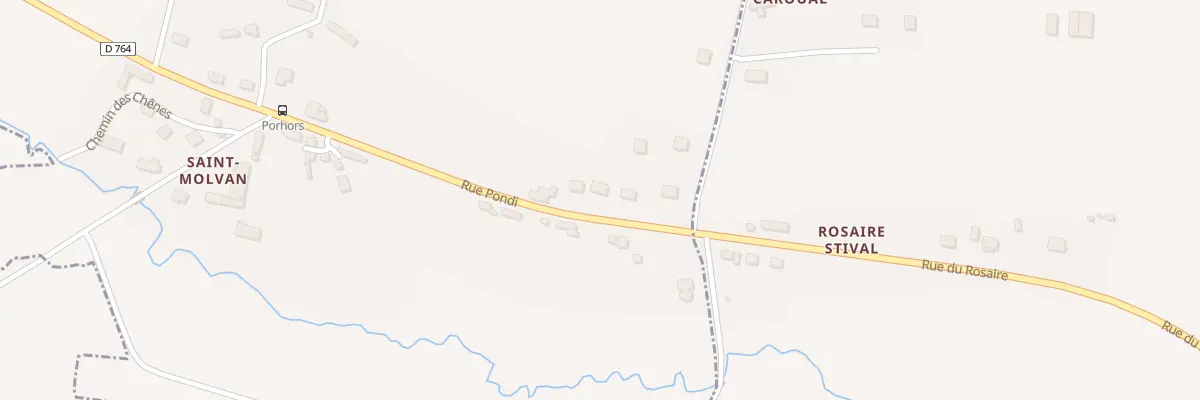 Plan du 18 Rue Pondi à Cléguérec
