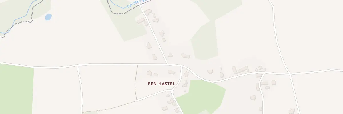 Plan du 20 Pen Hastel à Pludual