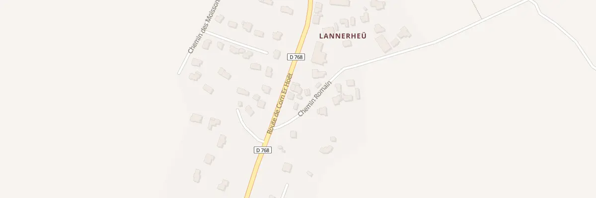 Plan du 3 Che Romain à Brech
