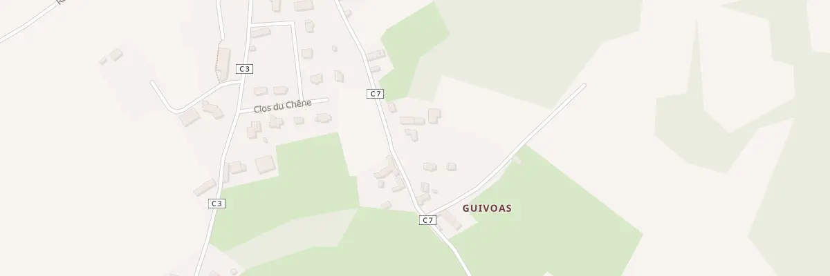 Plan du 15 Le Guivoas à Lannebert