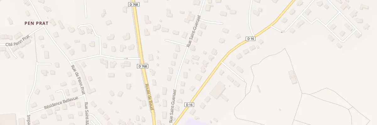Plan du 10 Rue Saint Guenahel à Pluvigner