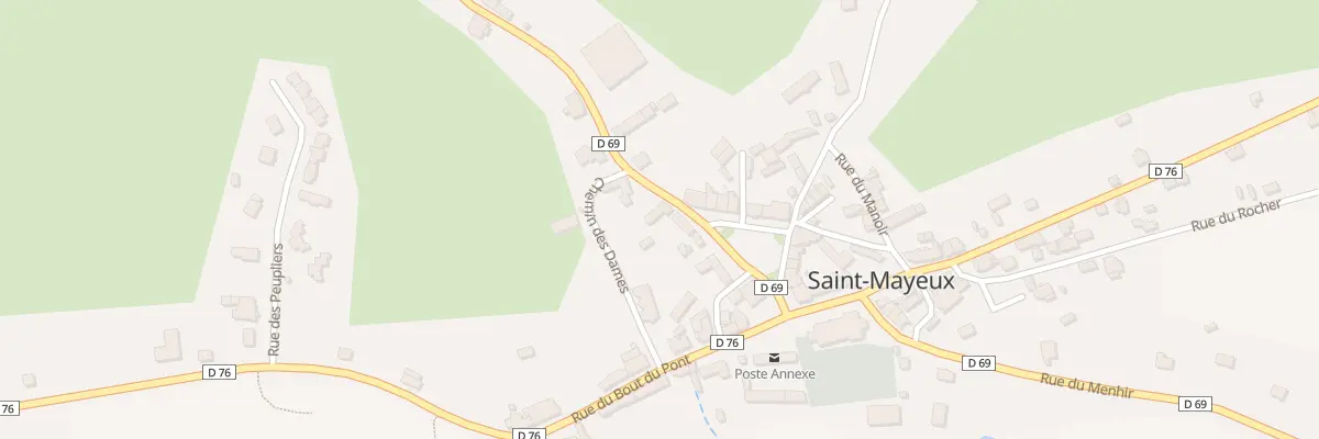 Plan du 1 Rue des Écoles à Saint-Mayeux