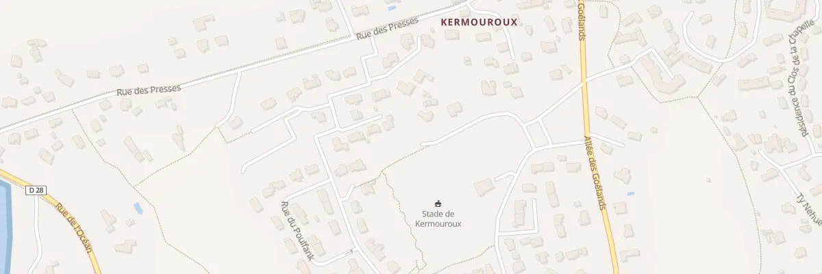 Plan du 16 Rue du Stade à Saint-Philibert