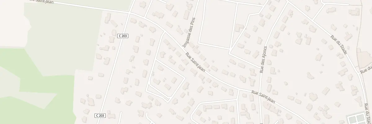 Plan du 25 Rue Saint Jean à Crach