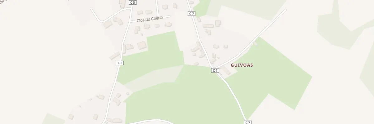 Plan du 4 Le Guivoas à Lannebert