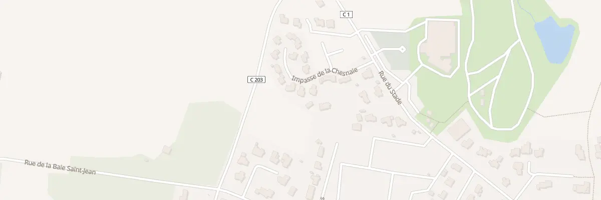Plan du 3 Imp de la Chesnaie à Crach