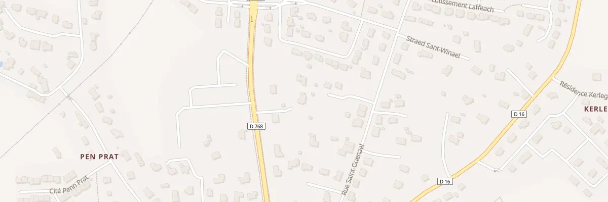 Plan du 24A Rte de Baud à Pluvigner