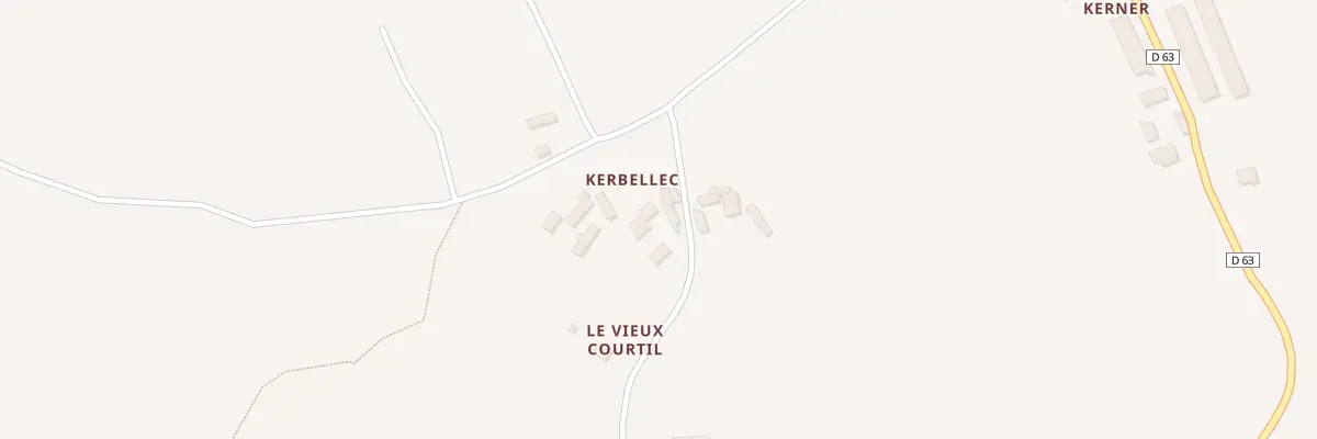 Plan du 6 Kerbellec à Saint-Gildas